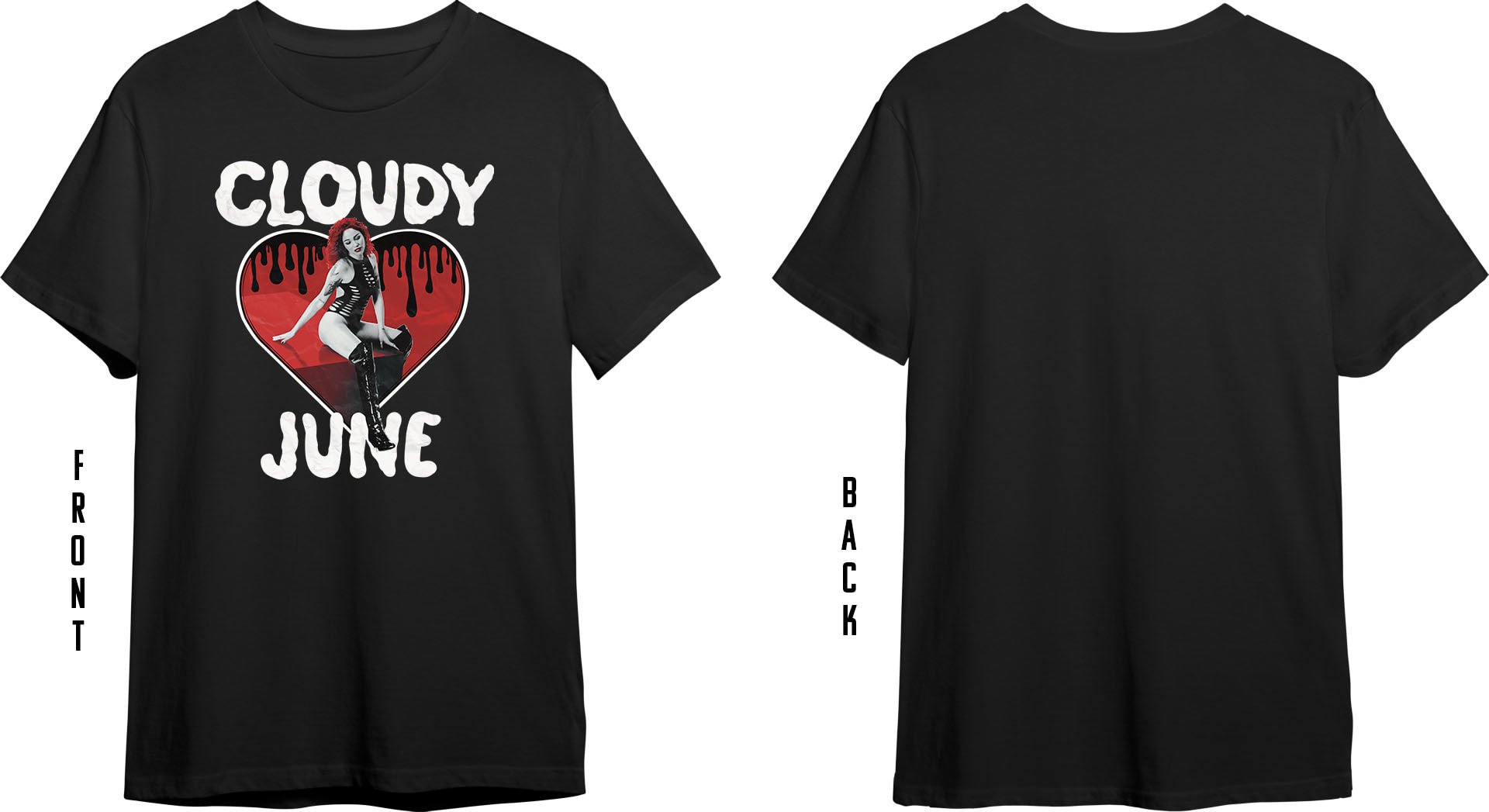  Cloudy June Heart, T-Shirt  
